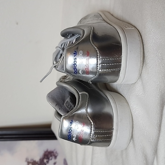 RARE Adidas Stan Smith Space Suit Silver Sneakers Athletic Luxury Limited - Picture 13 of 15